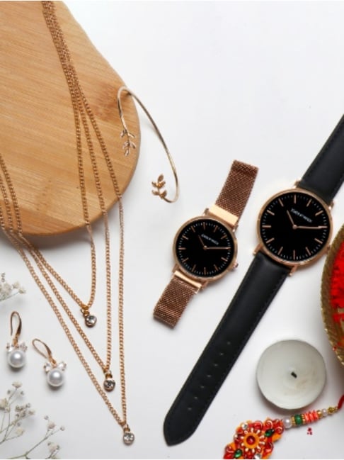 Joker & WItch JWGS89 Analog watch for Couples with Bracelet, Necklace & Earring-picture-25