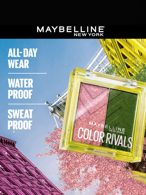 Maybelline New York Color Rivals Duo Eyeshadow Palette Urban x Wild - 3 gm