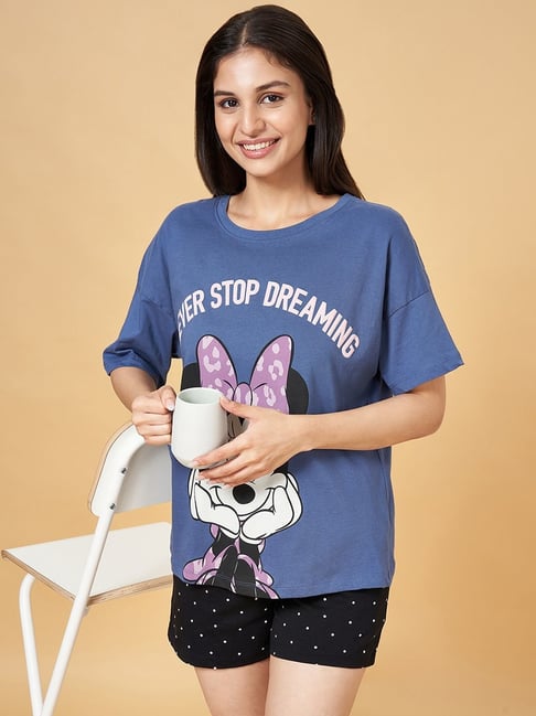 Dreamz by Pantaloons Pink Cotton Printed T-Shirt