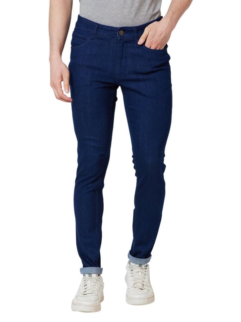 Breathable Slim Fit Blue Color Comfortable And Washable Crushed Lycra Jeans  For Boys at Best Price in Faridabad | Brothers Collections