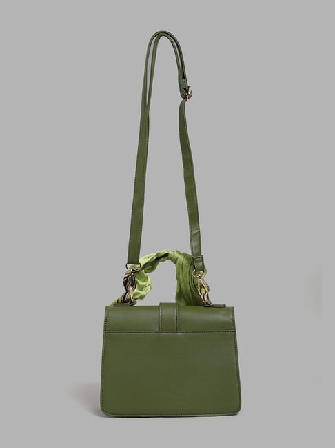 Italian Leather Tote - Olive Green – Bagacci Bags