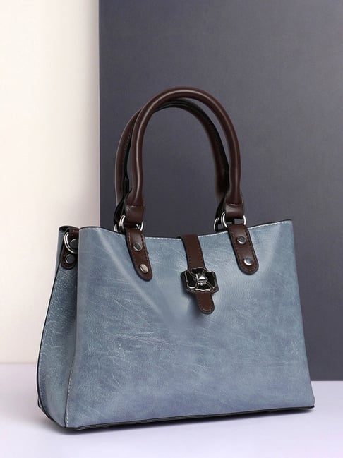 Buy ALLEN SOLLY Womens Snap Closure Satchel Handbag | Shoppers Stop