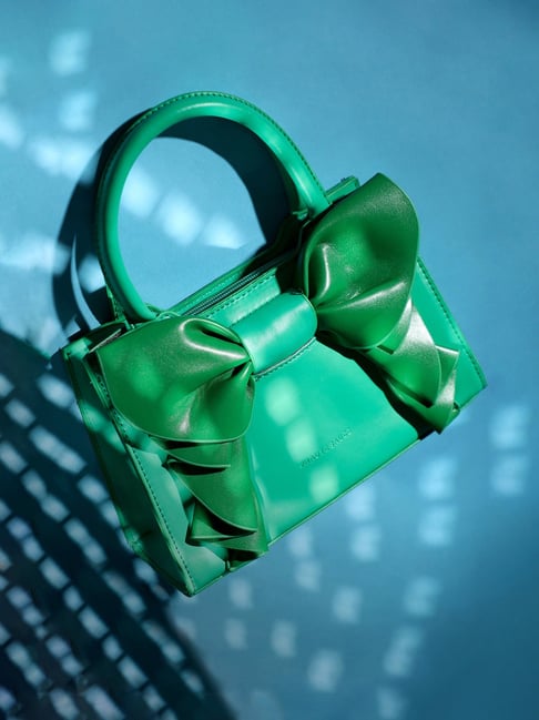 HauteSauce Green Medium Leather Mini Handbag-picture-14