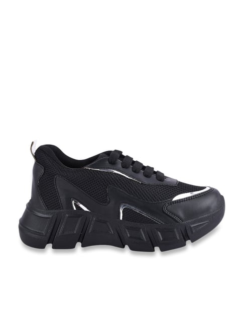 Shoetopia Women's Black Sneakers-picture-16