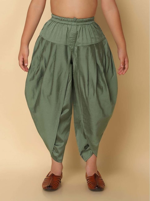Women Bandhej Dhoti Pants - Orange - Dhoti Pants - Trousers - Bottomwear -  Fabrika16