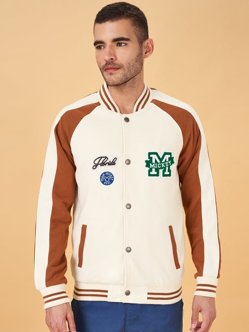 Urban Ranger by Pantaloons Brown Regular Fit Colour Block Sweatshirt-picture-20