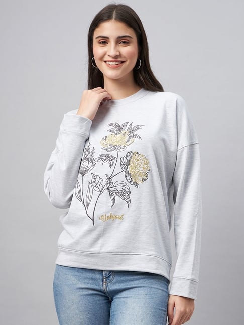 Club York Grey Embroidered Sweatshirt-picture-25