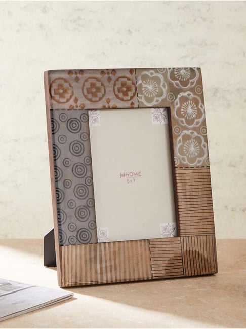 Fabindia Multicolor Wood Noor Photo Frame