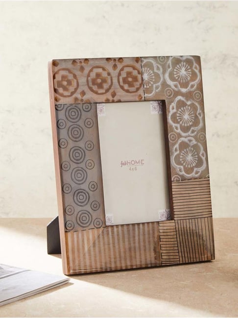 Fabindia Multicolor Wood Noor Photo Frame