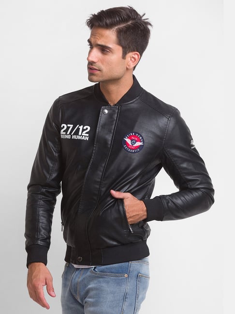 Buy Fjackets Being Human Aidan Leather Jacket XXL Online at desertcartINDIA
