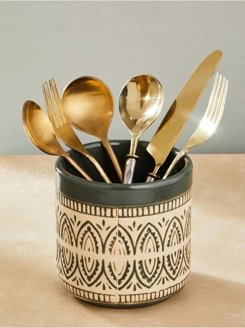 Buy Brown Cutlery for Home & Kitchen by VAREESHA Online