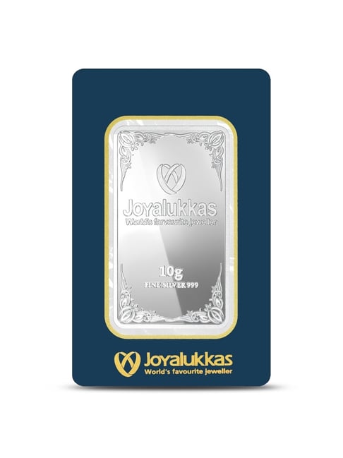 Joyalukkas 999 10gm Blister Packed Silver Bar
