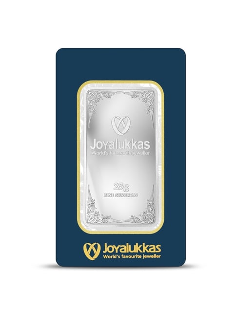 Joyalukkas 999 25gm Blister Packed Silver Bar