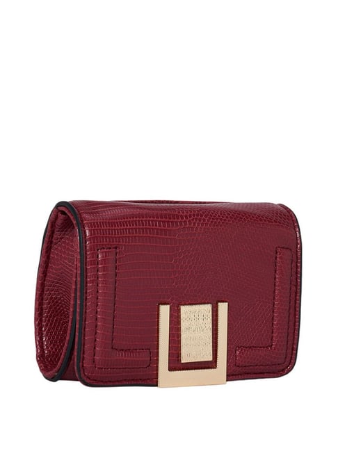 Forever Glam by Pantaloons Wine Textured Medium Wallet-picture-37