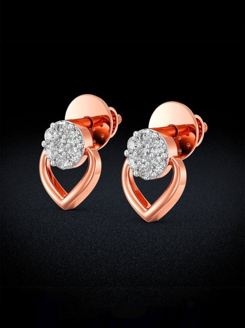 Buy 0.34 Ct 18K Rose Gold Stud Diamond Earrings Online - Antwerp Or |  Jeweler