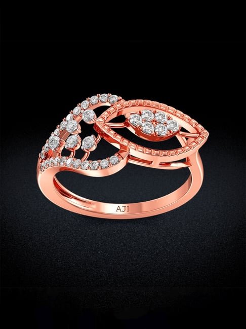 Joyalukkas 18k Gold Lustrous Diamond Casual Ring for Women-picture-25