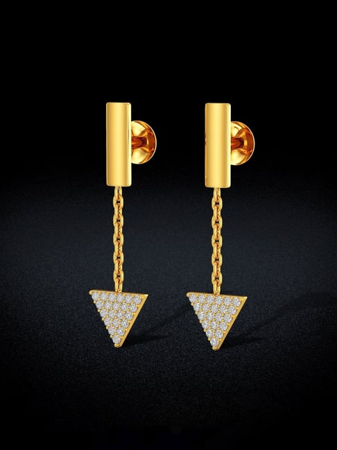 22k Gold Earrings Joyalukkas Online Shopping Jewellery Joyalukkas