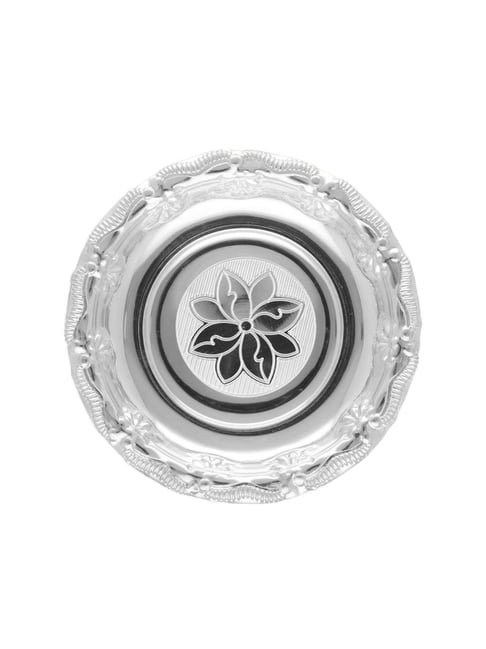 Sri Jagdamba Pearls Unique 0.8 Silver Thali - 32 gm-picture-13