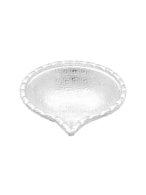Sri Jagdamba Pearls Unique 0.8 Silver Diya - 10 gm-picture-11