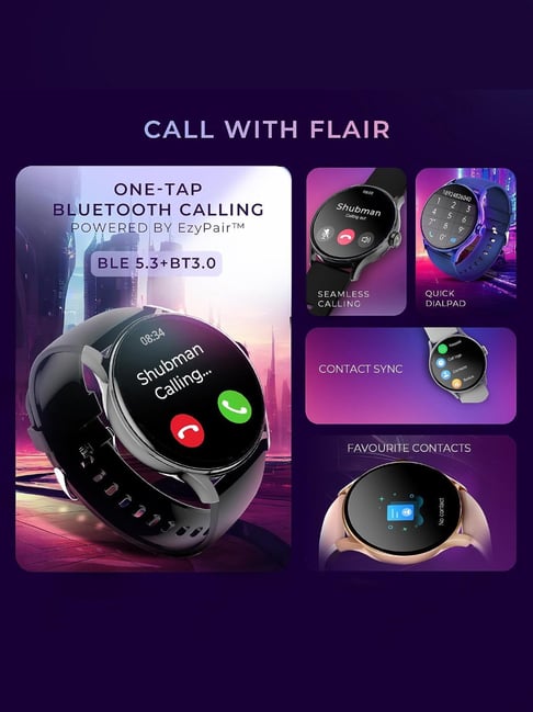 Buy beatXP Flare Pro Bluetooth Calling Smartwatch (Champagne Gold