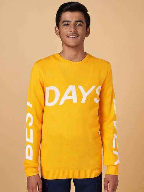 Kids on sale yellow sweater