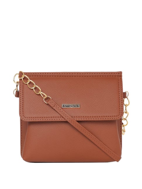 Fastrack Brown Solid Small Sling Handbag-picture-27