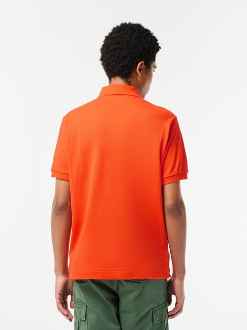 T shirt best sale lacoste orange