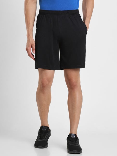 Reebok Black Relaxed Fit Sports Shorts-picture-16