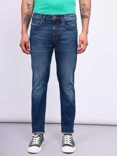 Lee Blue Straight Fit Jeans-picture-16
