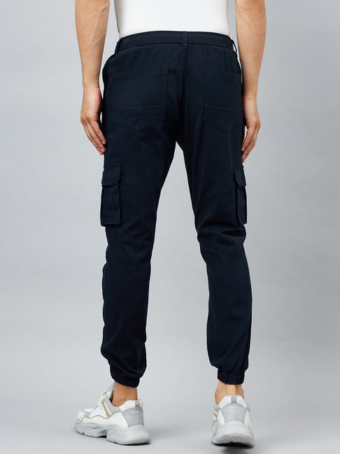 Mens navy cargo discount joggers