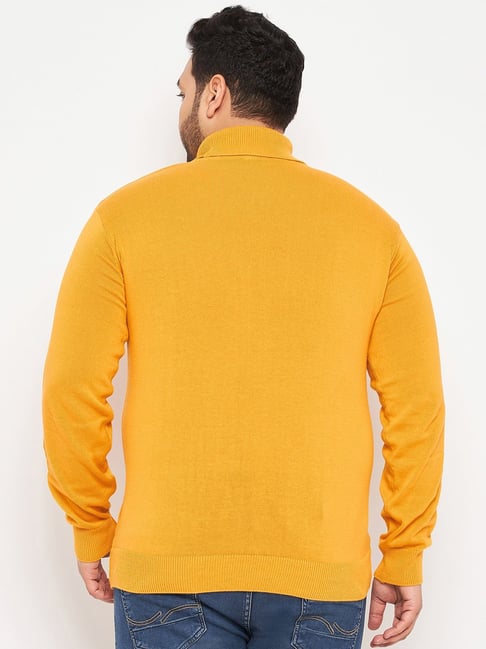 Plus size yellow outlet sweater