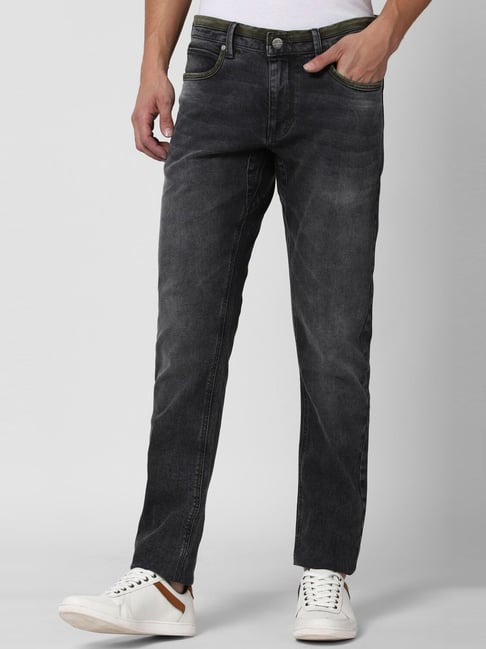 Buy Peter England Jeans Mid Black Slim Fit Jeans for Mens Online @ Tata CLiQ
