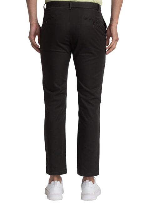 Buy Raymond Men Brown Checkered Polyester Blend Flat-Front Pants Online at  Best Prices in India - JioMart.