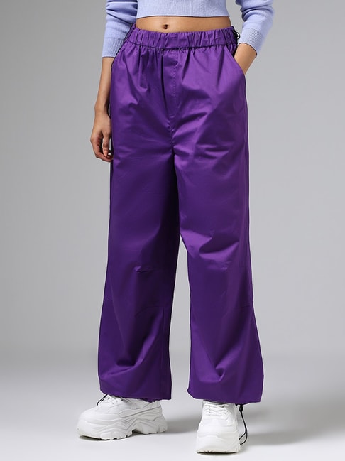 Womens Petite Purple Pants | ShopStyle