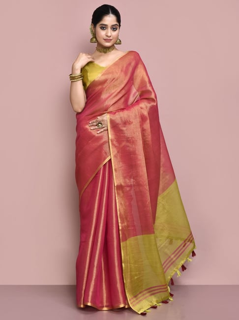 Buy Banarasi Semi Silk Sarees Online at Best Prices - Nishalika