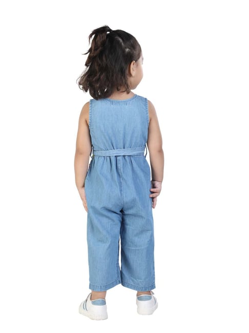 Kids Noble Denim Utility Suit - Blue | Garmentory