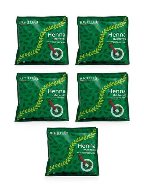 Richfeel Herbal Henna Mehendi - Pack of 5
