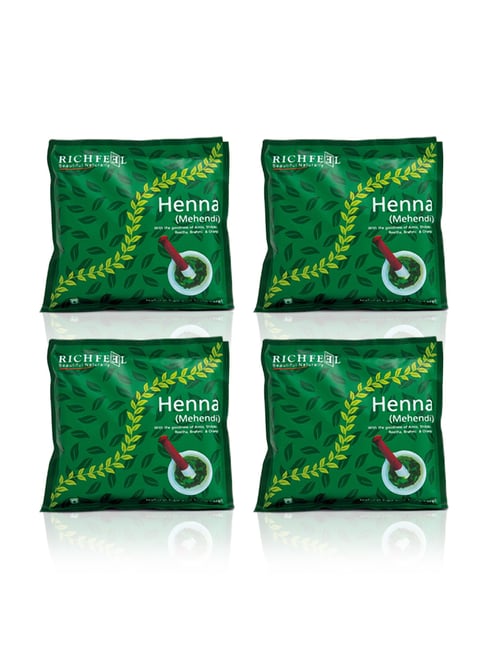 Richfeel Herbal Henna Mehendi - Pack of 4