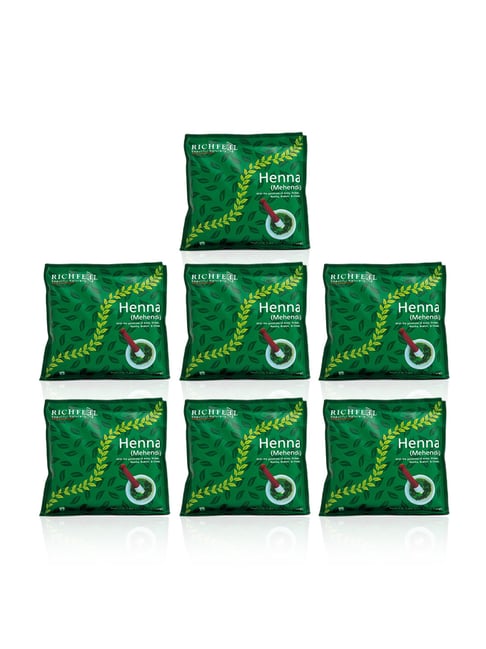 Richfeel Herbal Henna Mehendi - Pack of 7