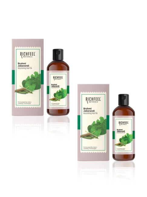 Richfeel Brahmi Jaborandi Nourishing Hair Oil - Pack of 2