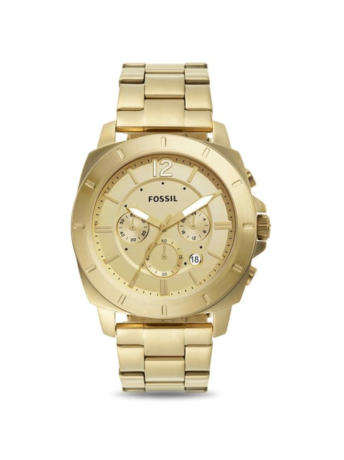 Fossil q nate discount gold