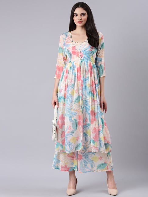 showoffff SHOWOFF Multicolor Floral Print Co-ord Set-picture-24