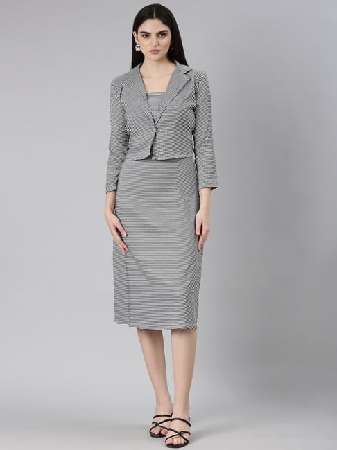 Bigersell Dress and Cardigan Set Women Summer Midi Dresses 2 Piece Outfits  Casual Round Neck Sleeveless Floral Dresses Long Open Front Cardigan Two  Pieces Suit A-Line Style A1, Gray, M - Walmart.com