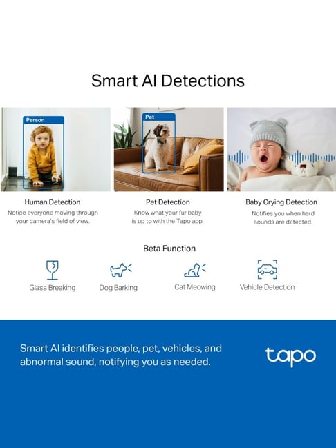 Buy TP-LINK Tapo C100 1080p Indoor Wi-Fi Security Camera Online At Best  Price @ Tata CLiQ