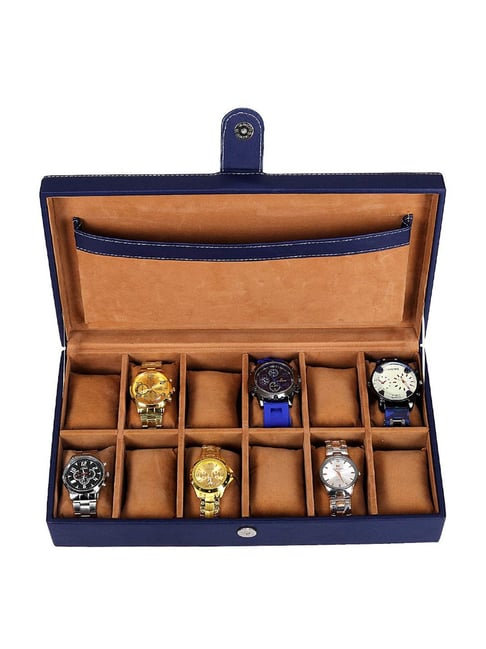 Amazon.com: Watch Box Organizer Case, 10 Slots Men Women Display Holder  Storage Stand Roll for All Wristwatches, Digital Sports, Smartwatches 42mm,  Accessories Pocket for Watch Bands, Cufflink, Jewelry (Bag Only) : Clothing,