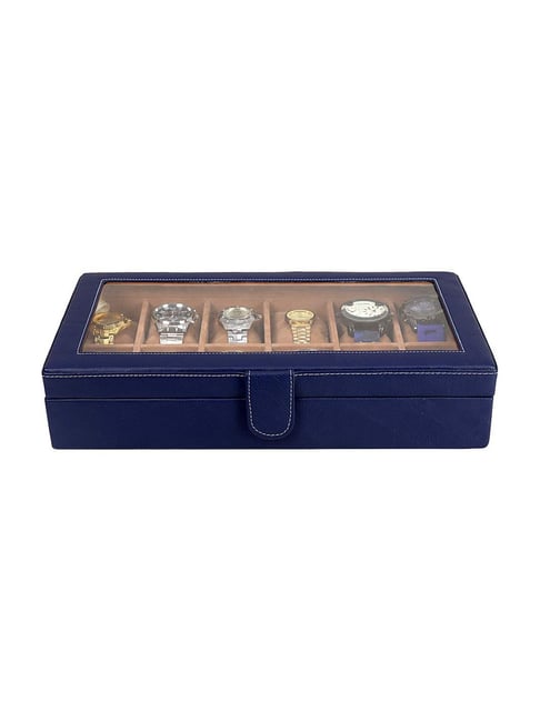 Leatherworld Watch Storage Box watch Organizer watch case Watch Collection  8 Slot Watch Box Price in India - Buy Leatherworld Watch Storage Box watch  Organizer watch case Watch Collection 8 Slot Watch