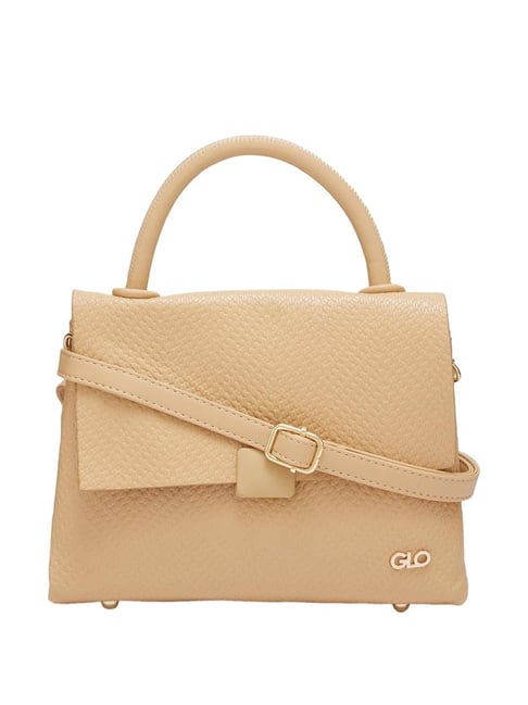 Globus Yellow Textured Medium Handbag-picture-31