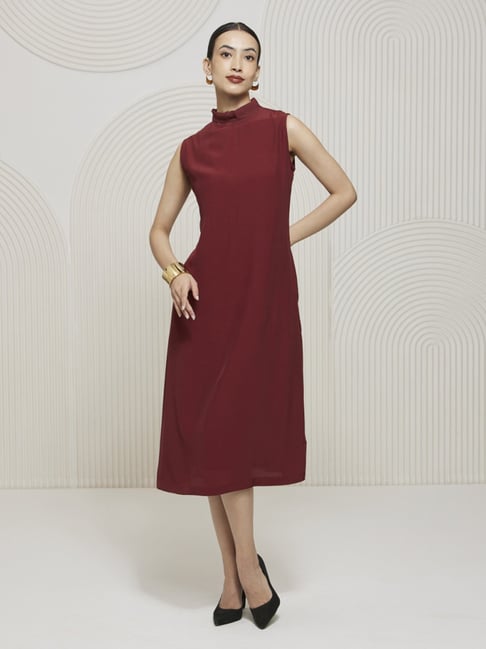 Office wear fashion midi dress