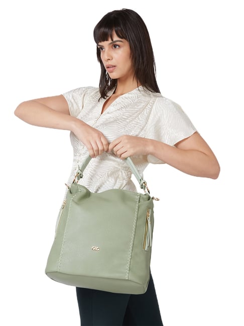 Shoulder Bag Best Vegan Bags 2020 Globus Women Green Textured