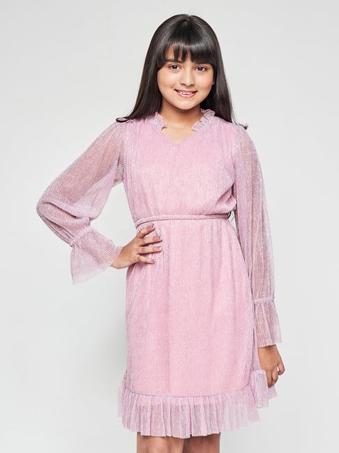 Buy Pink Dresses & Frocks for Girls by Tiny Girl Online | Ajio.com